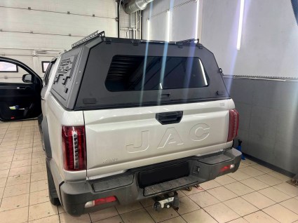 Kунг на кузов JAC T9 2 стекла алюминиевый - фото 3